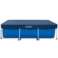 Poolabdeckung frame rechteckig Intex 28036