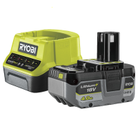 Akku RYOBI Lithium+ 18V 4Ah + Akku-Ladegerät