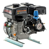 Comet MTP MC25 SC. 4T - Spr&uuml;hpumpe - Loncin Motor G200F - f&uuml;r S&auml;uren und Chemikalien