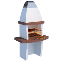 Linea VZ Tenerife - Grillkamin f&uuml;r Brennholz/Holzkohle