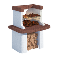 Linea VZ Gavi - Grillkamin f&uuml;r Brennholz/Holzkohle