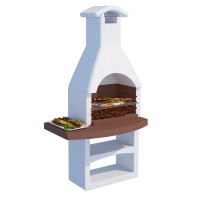 Linea VZ Treviso - Grillkamin f&uuml;r Brennholz/Holzkohle