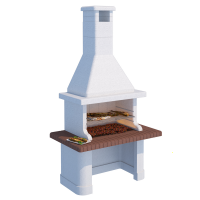 Linea VZ Vulcano - Grillkamin f&uuml;r Brennholz/Holzkohle