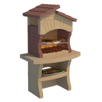Linea VZ Minorca - Grillkamin f&uuml;r Brennholz/Holzkohle