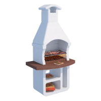 Linea VZ Los Angeles - Grillkamin - f&uuml;r Holz und Holzkohle