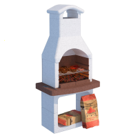 Linea VZ San Remo - Grillkamin - f&uuml;r Holzkohle