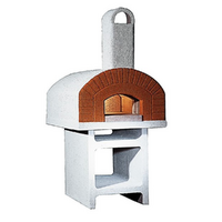 Linea VZ Pozzuoli - Garten-Holzbackofen mit Betonsockel  - Backraum 72x105 cm