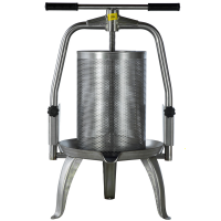 Baesso V25 Edelstahl - Obst- und Gem&uuml;sespindelpresse 20 L - Edelstahlpresskorb