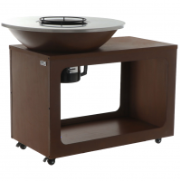 RoyalFood COR-4250 - Holzgrill aus Corten-Stahl
