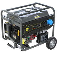 K&auml;rcher Pro PGG 6/1 - Benzin-Stromerzeuger 5.5 kW auf R&auml;dern - Dauerleistung 5 kW - 230V