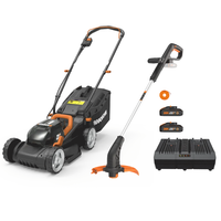 WORX twin pack WG927E - Akku-Rasenm&auml;her / Rasentrimmer - 40V - 2x 2Ah