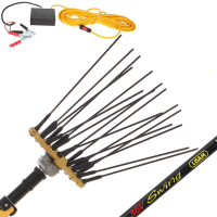 Lisam Swing 36V - Elektrischer Olivenr&uuml;ttler mit Batterie - Mit 8 + 8 Carbonzinken - Teleskopstange