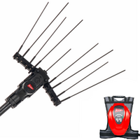Brumi Special 12V - Elektrischer Olivenr&uuml;ttler mit Lithiumbatterie - Stange aus Carbon 235/315cm