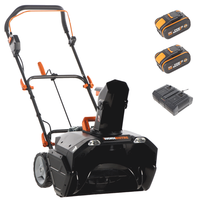 Worx Nitro WG471E - Akku-Schneefr&auml;se -  40V - 2x 4Ah