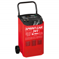 Helvi sprint CAR 341 - Batterieladeger&auml;t und Starter auf R&auml;dern - 12/24 V