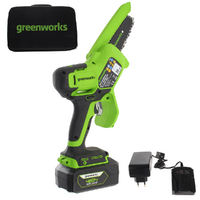 Greenworks GD48MCS10XK2 - Akku-Handkettens&auml;ge - 48V 2Ah