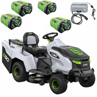 PROMO EGO TR 3801 E - B - Akku-Aufsitzm&auml;her mit Fangkorb - 56V - 15Ah