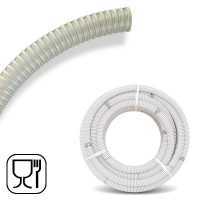 Spiral-Saugschlauch, durchsichtig aus PVC f&uuml;r Lebensmittel &Oslash; 30 mm - 5 Meter