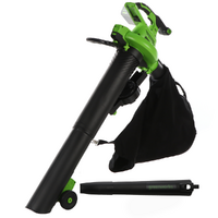 Greenworks GD40BVII - Akku-Laubbl&auml;ser/Laubsauger - SOLO - OHNE AKKU UND LADEGER&Auml;T