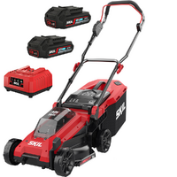 PROMO - SKIL 0130 BA - Akku-Rasenmäher - 2x20V/2ah - 34 cm Schnittbreite