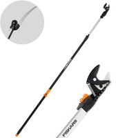 Fiskars UP86 - Professionelle Teleskop-Astschere &ndash; Schaft 240/400 cm + Hands&auml;ge 45 cm - &Oslash; 32mm