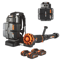 Worx Nitro WG572E - R&uuml;ckentragbarer Akku-Laubbl&auml;ser - 4x20V/4Ah