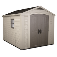 Keter Factor beige - Gartenhaus - mit Seitenfenster - 256.5x331.5x243 cm