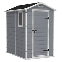 Keter Manor grau - Gartenhaus - mit Seitenfenster - 130x192x198 cm