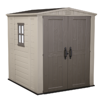 Keter Factor beige - Gartenhaus - mit Seitenfenster - 178x195.5x208 cm