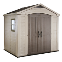 Keter Factor beige - Gartenhaus - Seitenfenster - 256.5x182x243 cm