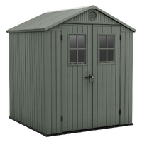 Keter Darwin gr&uuml;n - Gartenhaus - mit Frontfenstern - 190x183x221 cm
