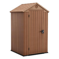 Keter Darwin braun - Gartenhaus Schuppen - 123.8x117x205 cm