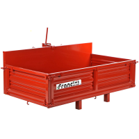 Francini P 190 - Heckcontainer f&uuml;r Traktor - Kippbar - 3 &ouml;ffenbare Heckklappen