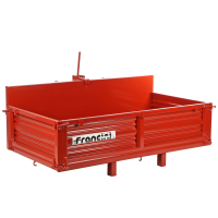 Francini P 150 - Heckcontainer f&uuml;r Traktor - Kippbar - 3 &ouml;ffenbare Heckklappen