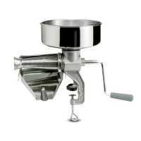 Reber 8603 N - Manuelle Tomatenpresse N.3 - Trichter und Tropfrinne aus Edelstahl