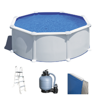 Gre Atlantis rund &Oslash;350 x 132cm - oberirdischer Stahlpool