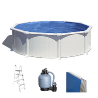 Gre Atlantis Rund &Oslash;460 x 132cm - Oberirdisches Stahlpool