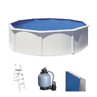 Gre Fidji rund &Oslash;460 x 120 cm - oberirdischer Stahlpool