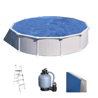 Gre Atlantis rund &Oslash;550 x 132cm - Oberirdischer Stahlpool