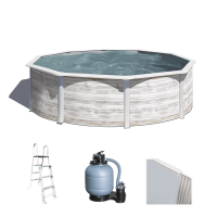 Gre Finlandia Rund &Oslash;350 x 120 cm - Oberirdischer Stahlpool
