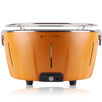 Classe InstaGrill - Holzkohle-Tischgrill - Geh&auml;use Mango-Orange