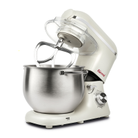 Girmi Gastronomo Plus IM5001- Knetmaschine - Edelstahlbeh&auml;lter 8 l