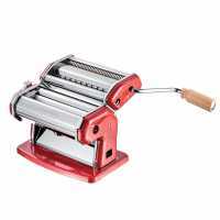 Imperia iPasta T.2/6,5 mm Rot - Manuelle Nudelmaschine au&szlig; Edelstahl