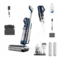Tineco Floor One S5 Combo Plus - Nass-/ Trockensauger Kabellos Handsauger 3 in 1: Wischen, Abziehen und Saugen