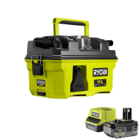 Ryobi RV1811-0 - Tragbarer Akku-Trocken- / Nassauger - 18V 4.0Ah