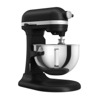 KitchenAid Heavy Duty 5KSM55SXX Mattschwarz &ndash; Spiralkneter