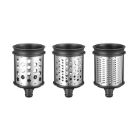 KitchenAid 5KSMEMVSC - Set 3 Walzen f&uuml;r Gem&uuml;seschneider/Reibe