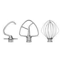 KitchenAid 5KSM5TH3PSS - Set aus 3 Zubeh&ouml;rteilen aus Edelstahl
