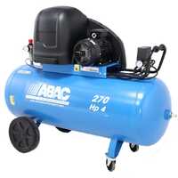 ABAC SILENT A39B 270 CT4 - Schallged&auml;mpfter dreiphasiger riemengetriebener elektrischer Luftkompressor - 4 PS Motor - 270 Liter