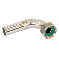 Gebogene Edelstahlverschraubung 3/4'' x 20mm mit Drehgelenk - TELLARINI